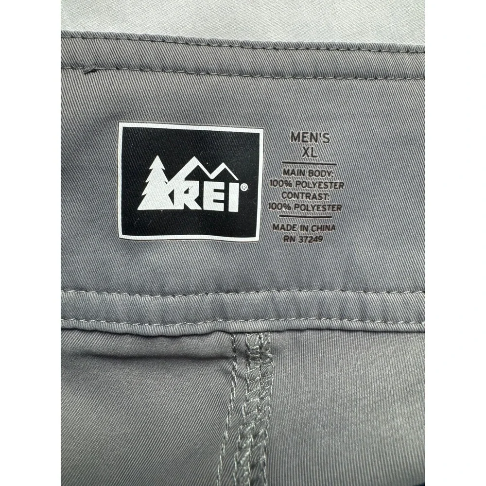 REI Co-op Mens XL‎ Board Shorts Blue Grey Colorblock Swim Trunks